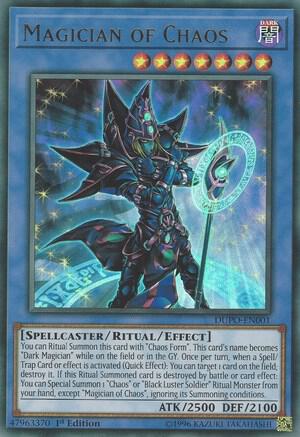 Magician of Chaos DUPO-EN001 card from Duel Power