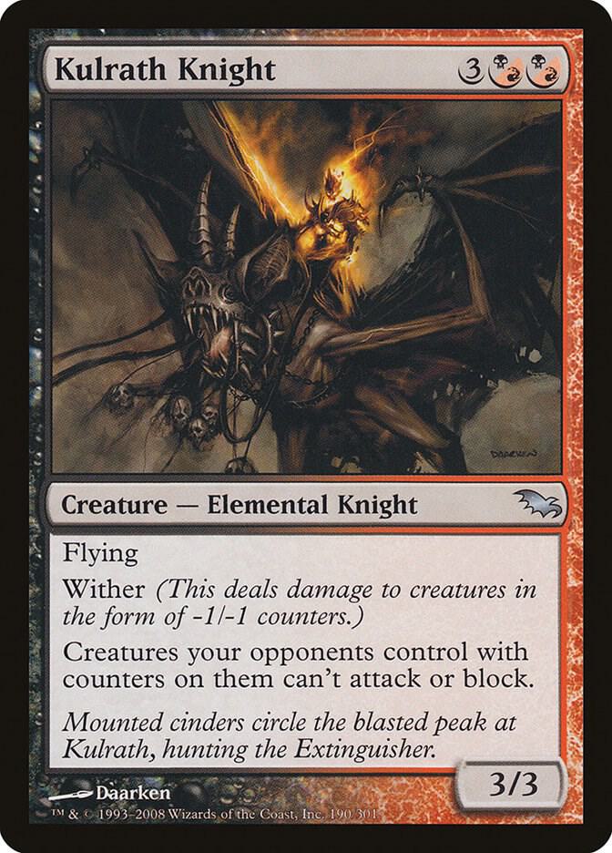 Kulrath Knight 190 card from Shadowmoor