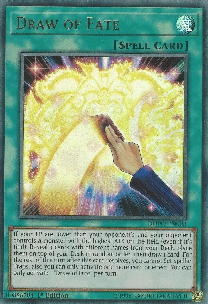 Draw of Fate DUPO-EN003 card from Duel Power