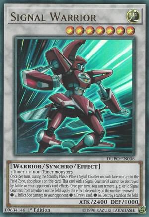 Signal Warrior DUPO-EN006 card from Duel Power