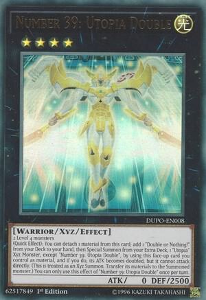 Number 39: Utopia Double DUPO-EN008 card from Duel Power