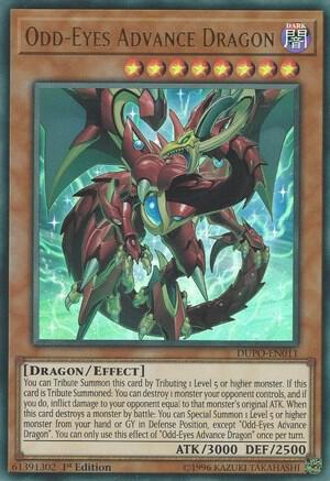 Odd-Eyes Advance Dragon DUPO-EN011 card from Duel Power