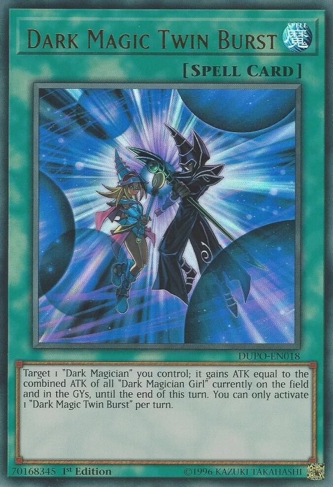 Dark Magic Twin Burst DUPO-EN018 card from Duel Power