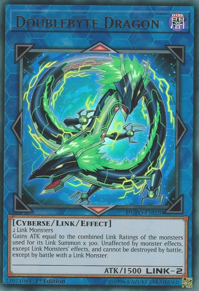 Doublebyte Dragon DUPO-EN020 card from Duel Power