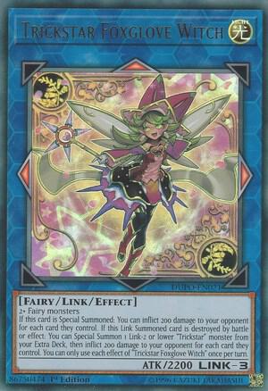 Trickstar Foxglove Witch DUPO-EN021 card from Duel Power