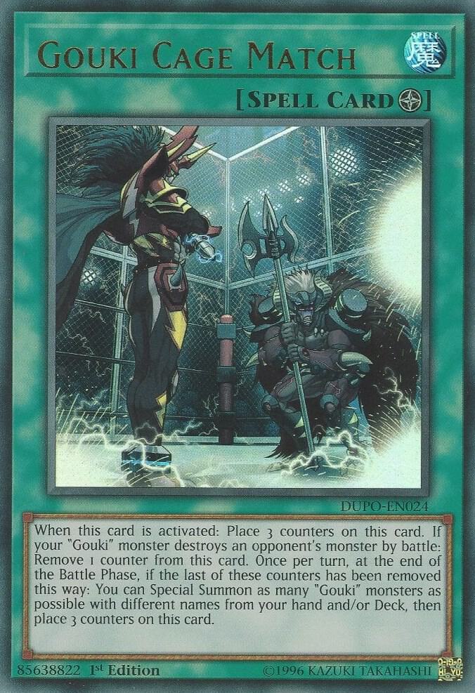 Gouki Cage Match DUPO-EN024 card from Duel Power