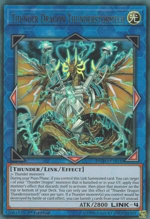 Thunder Dragon Thunderstormech DUPO-EN030 card from Duel Power