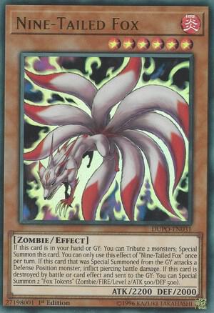 Nine-Tailed Fox DUPO-EN031 card from Duel Power