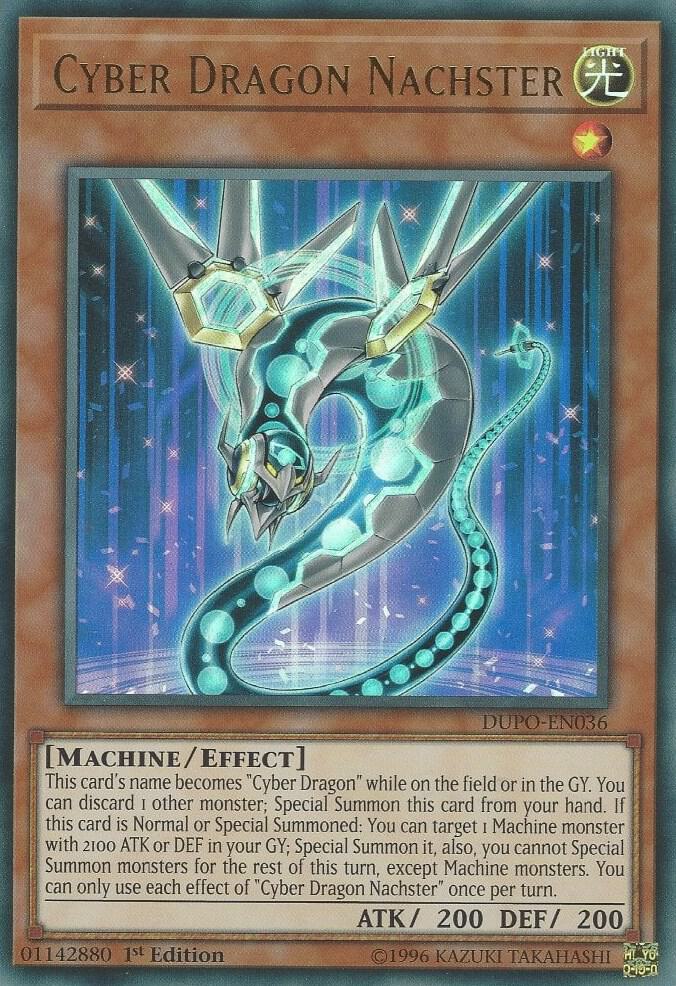 Cyber Dragon Nachster DUPO-EN036 card from Duel Power