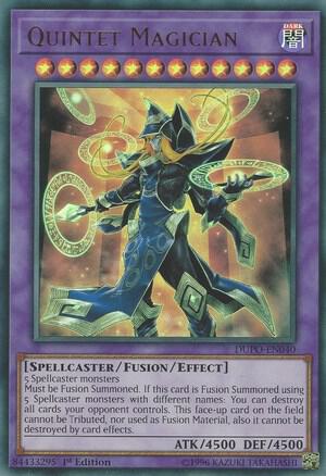 Quintet Magician DUPO-EN040 card from Duel Power