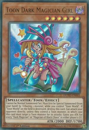 Toon Dark Magician Girl DUPO-EN041 card from Duel Power