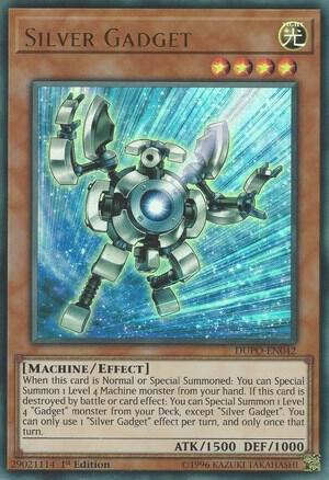 Silver Gadget DUPO-EN042 card from Duel Power