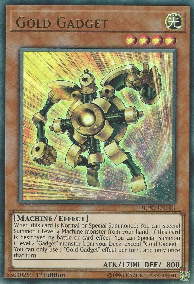 Gold Gadget DUPO-EN043 card from Duel Power