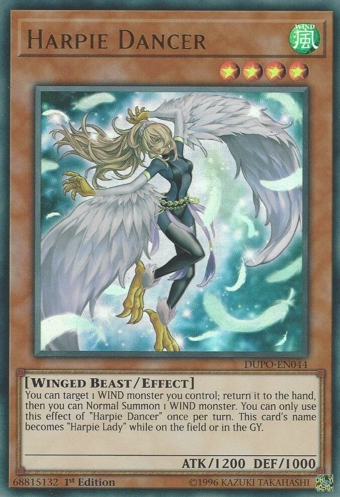 Harpie Dancer DUPO-EN044 card from Duel Power