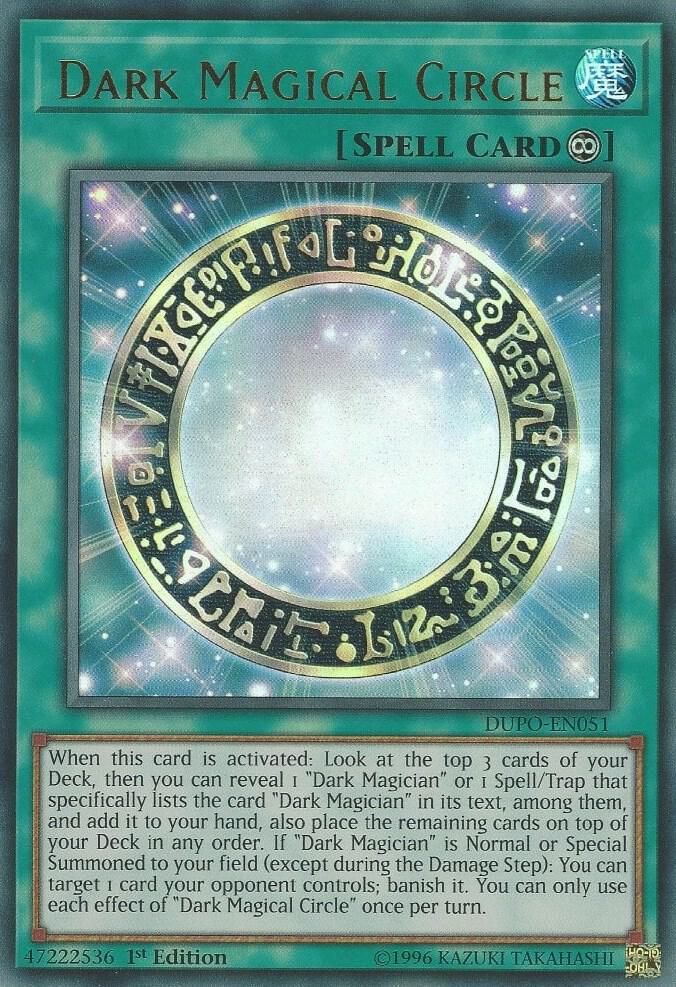 Dark Magical Circle DUPO-EN051 card from Duel Power