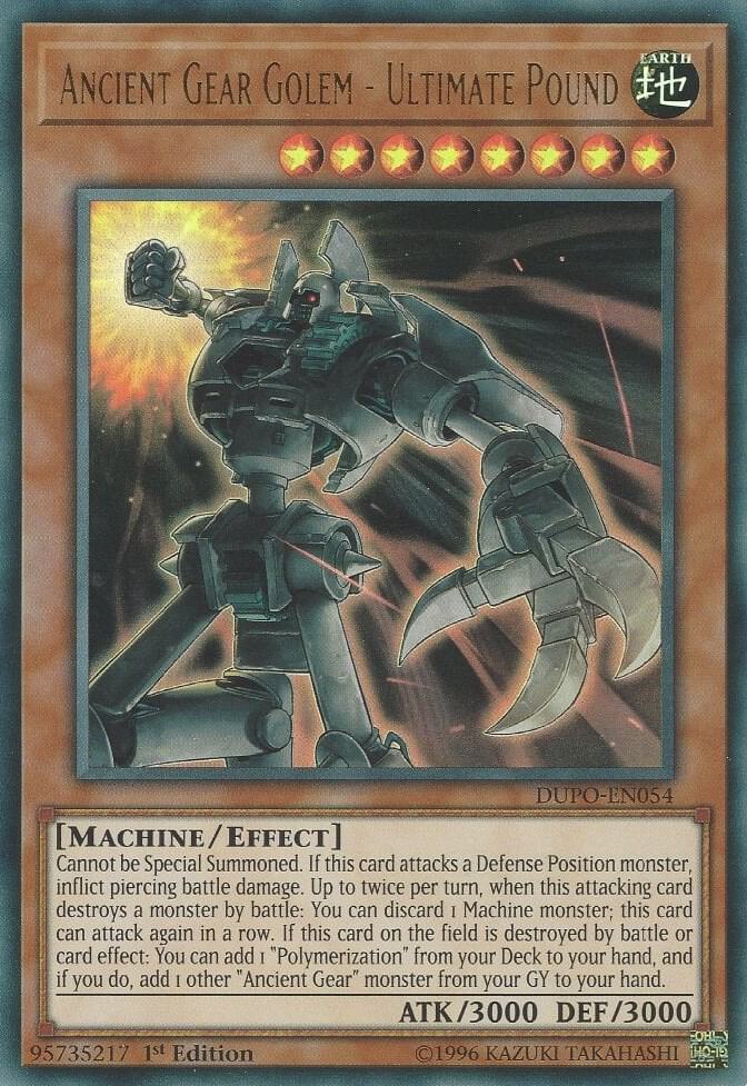 Ancient Gear Golem - Ultimate Pound DUPO-EN054 card from Duel Power