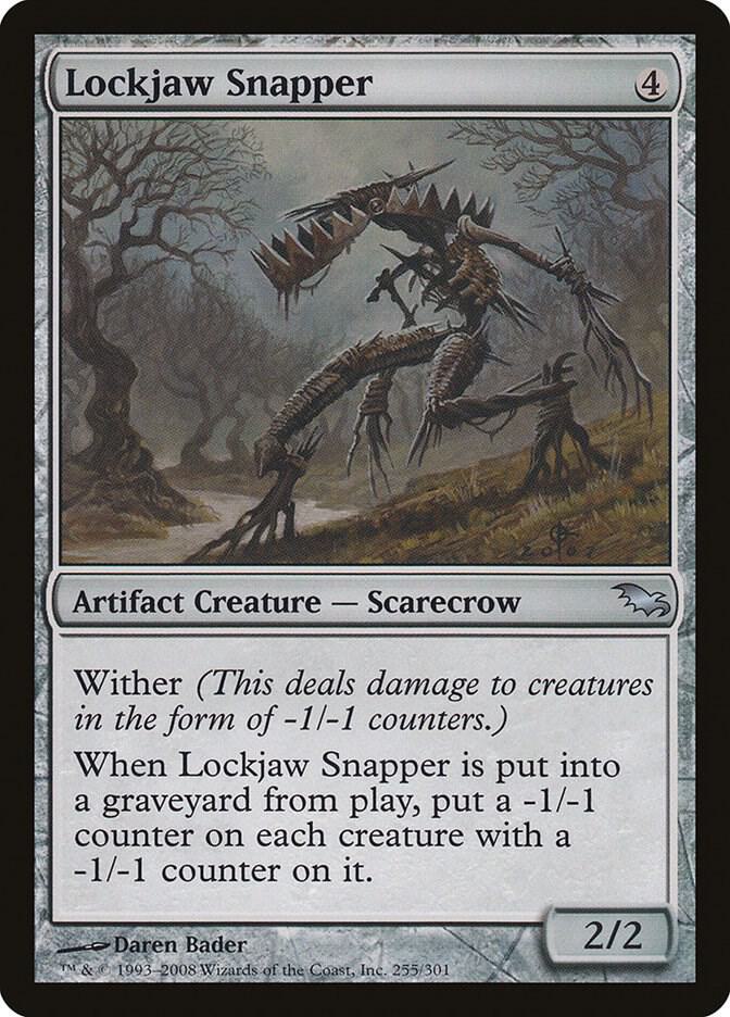 Lockjaw Snapper 255 card from Shadowmoor