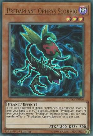 Predaplant Ophrys Scorpio DUPO-EN066 card from Duel Power