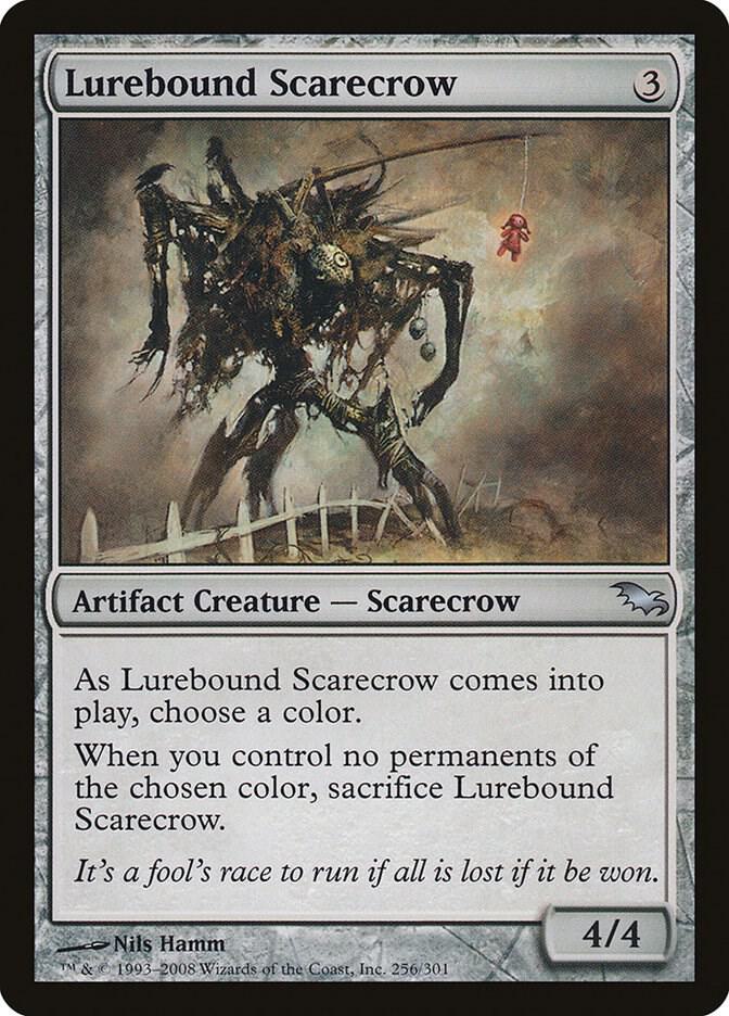 Lurebound Scarecrow 256 card from Shadowmoor