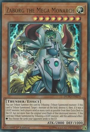 Zaborg the Mega Monarch DUPO-EN079 card from Duel Power