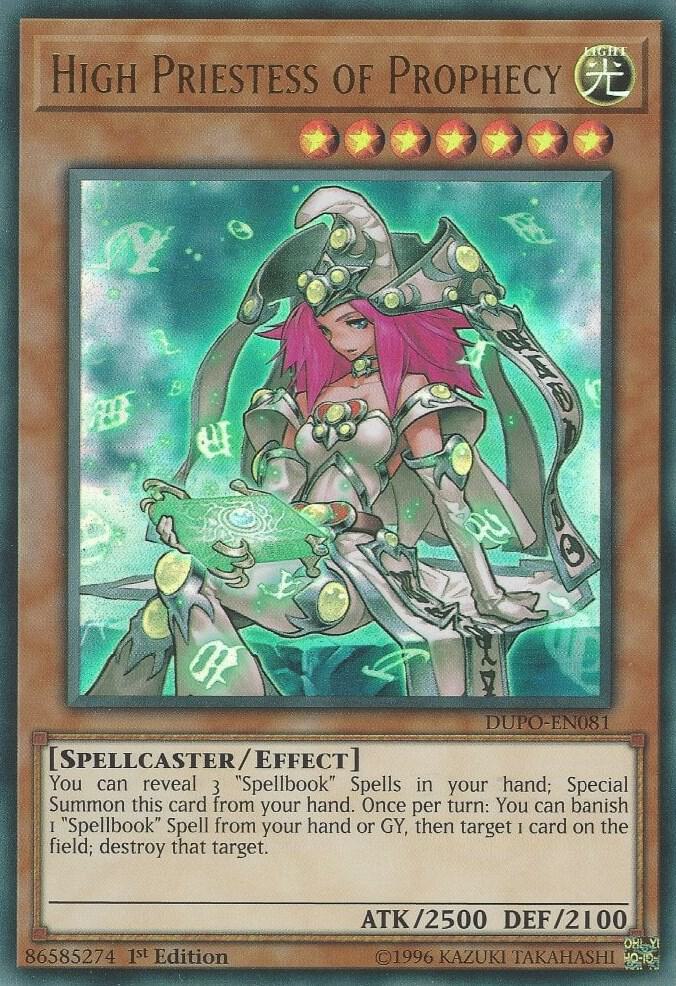 High Priestess of Prophecy DUPO-EN081 card from Duel Power