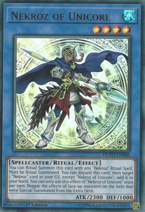 Nekroz of Unicore DUPO-EN088 card from Duel Power