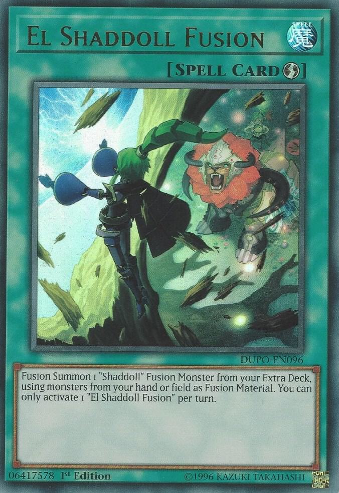 El Shaddoll Fusion DUPO-EN096 card from Duel Power