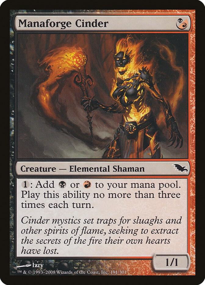 Manaforge Cinder 191 card from Shadowmoor