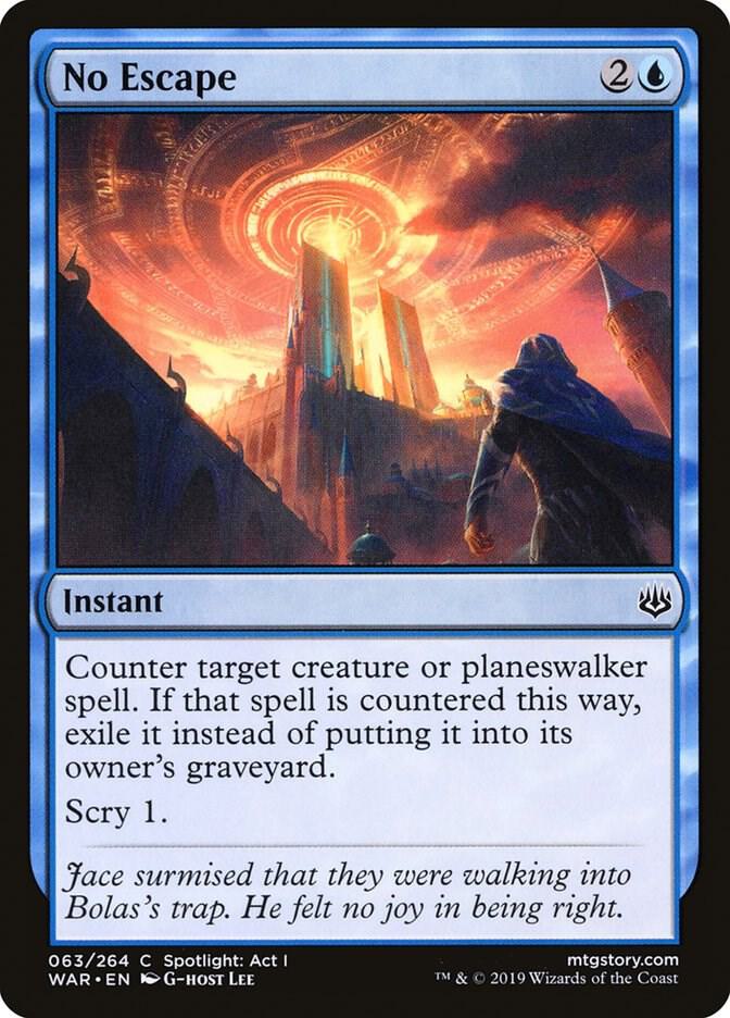 No Escape 63 card from War of the Spark