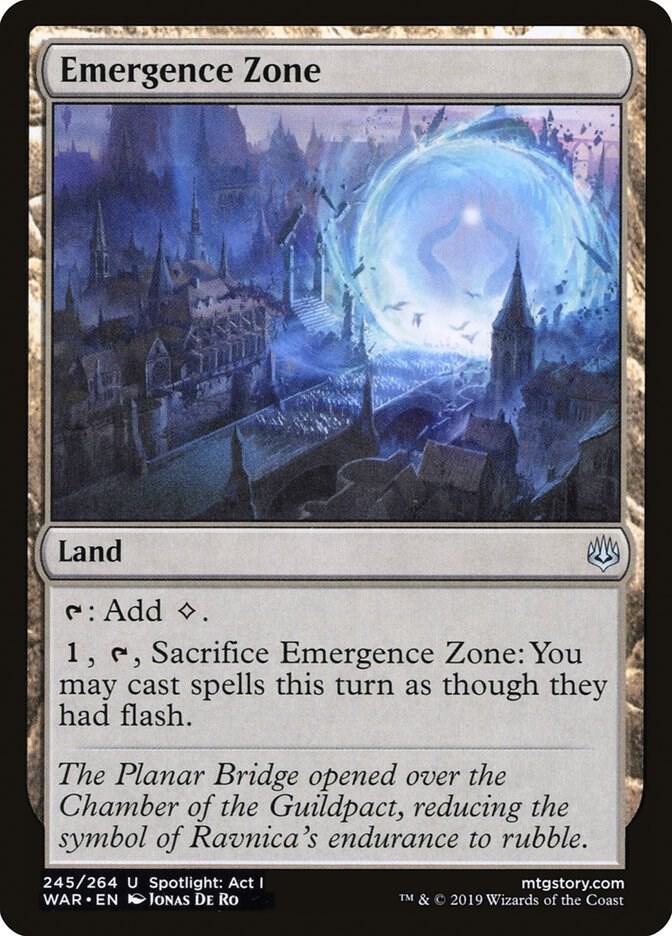 Emergence Zone 245 card from War of the Spark