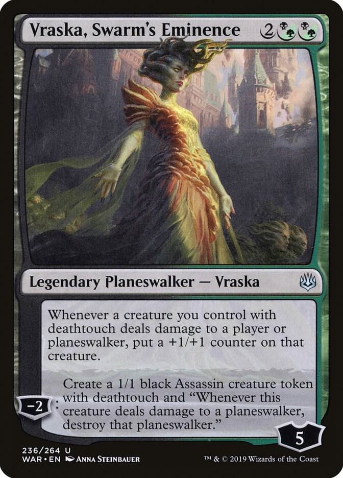 Vraska, Swarm's Eminence 236 card from War of the Spark