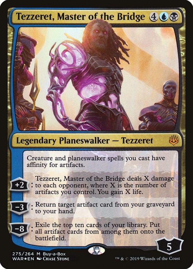 Tezzeret, Master of the Bridge 275 card from Buy-A-Box Promos