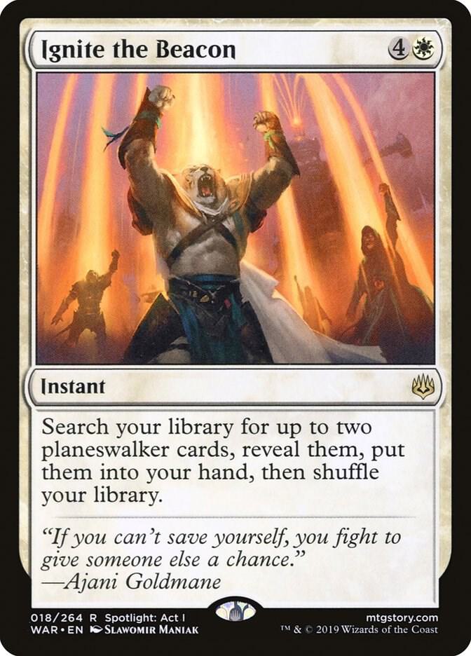 Ignite the Beacon 18 card from War of the Spark