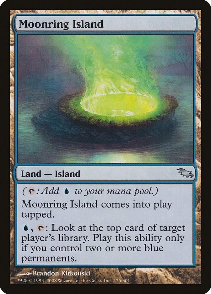 Moonring Island 276 card from Shadowmoor