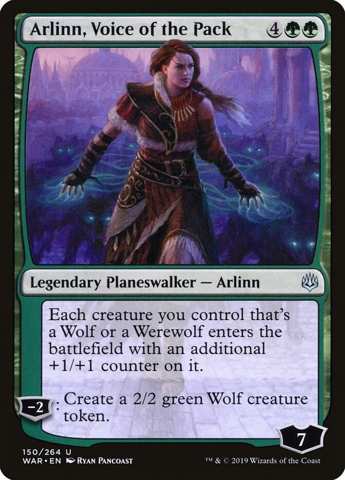 Arlinn, Voice of the Pack 150 card from War of the Spark