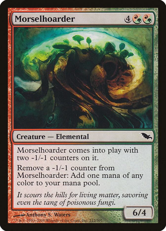Morselhoarder 212 card from Shadowmoor