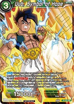 Uub, Symbol of Hope (Power Booster) P-121 card from Promotion Cards