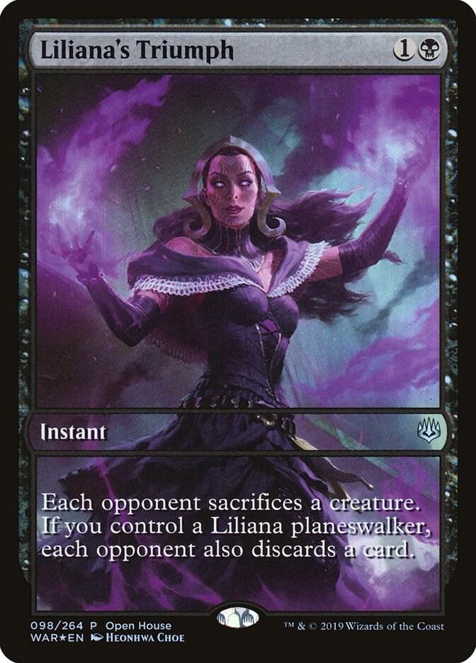 Liliana's Triumph 98 card from Open House Promos