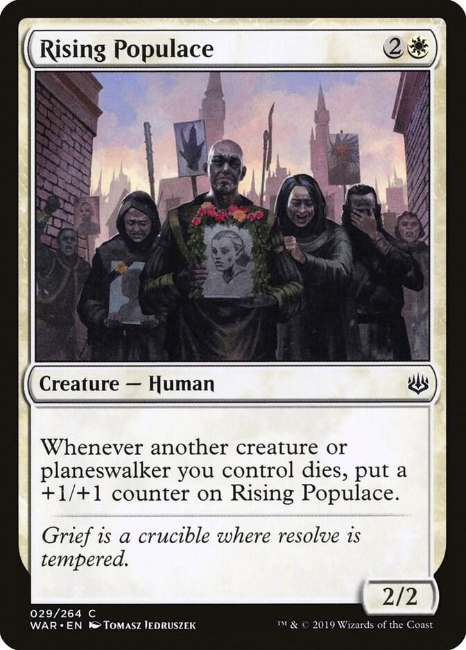 Rising Populace 29 card from War of the Spark
