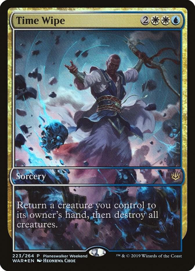 Time Wipe 223 card from Planeswalker Event Promos