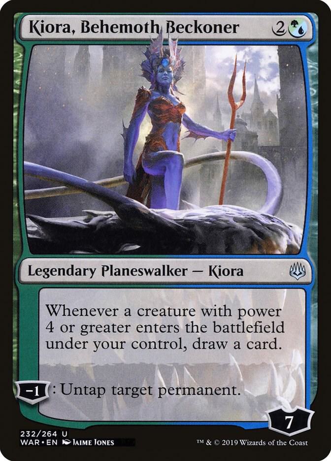 Kiora, Behemoth Beckoner 232 card from War of the Spark