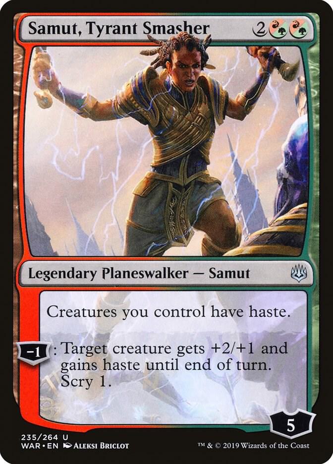 Samut, Tyrant Smasher 235 card from War of the Spark