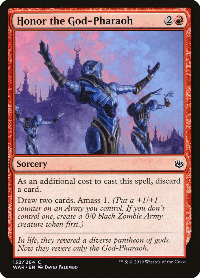 Honor the God-Pharaoh 132 card from War of the Spark