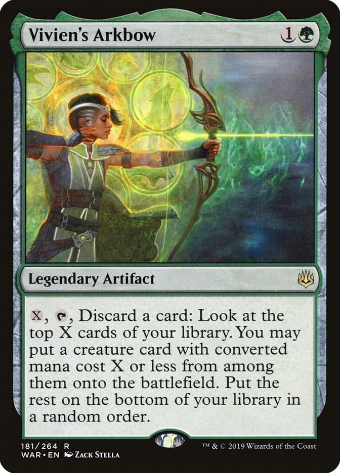 Vivien's Arkbow 181 card from War of the Spark