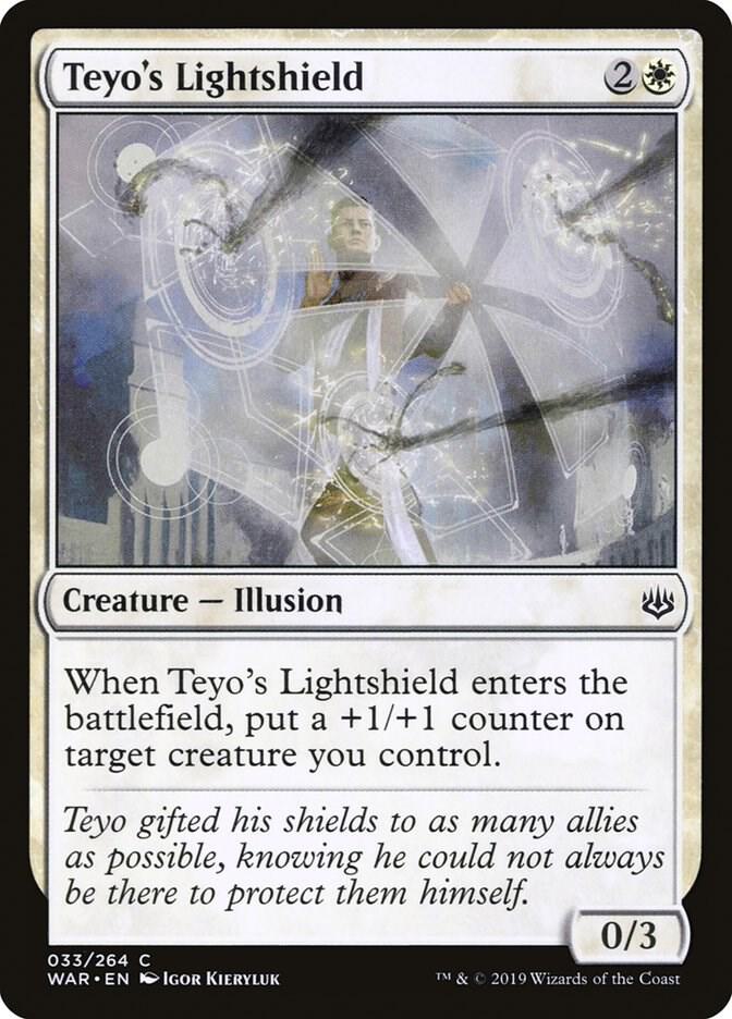 Teyo's Lightshield 33 card from War of the Spark