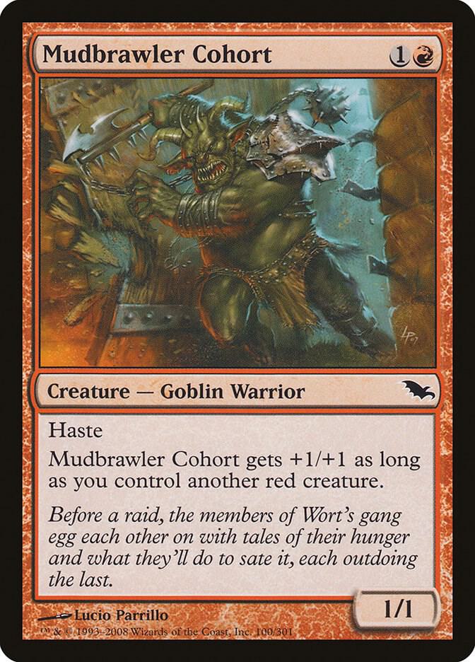 Mudbrawler Cohort 100 card from Shadowmoor