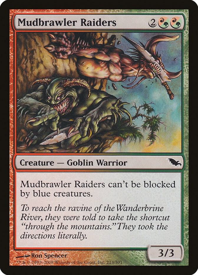 Mudbrawler Raiders 213 card from Shadowmoor