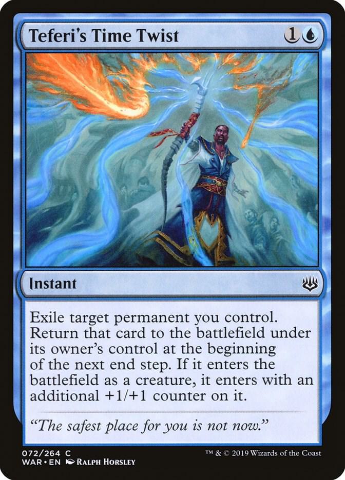 Teferi's Time Twist 72 card from War of the Spark