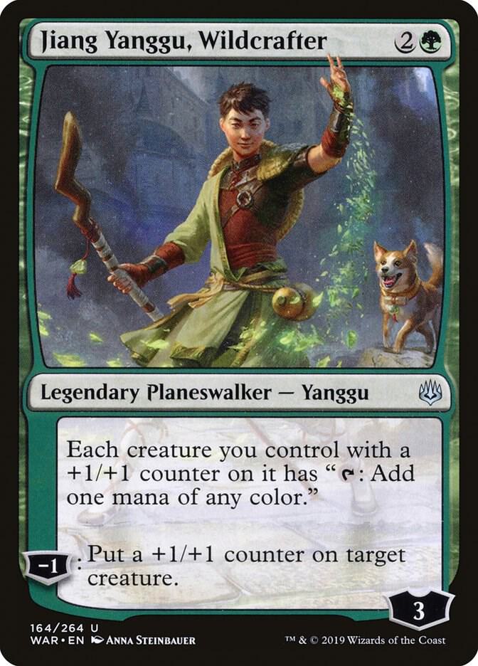 Jiang Yanggu, Wildcrafter 164 card from War of the Spark