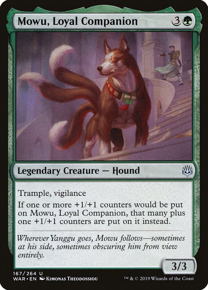 Mowu, Loyal Companion 167 card from War of the Spark